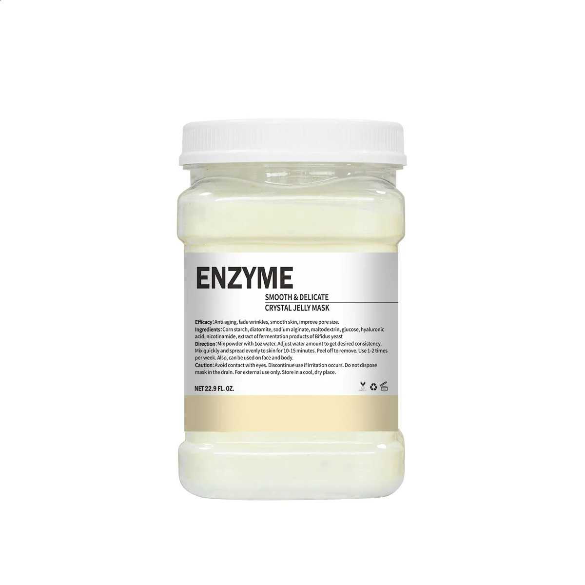 650g Enzyme Crystal Facial Mask Powder Carrot Soft Mask Powder Moisturizing Rose Petal Jelly Mask Mud Face Care Drop 241223