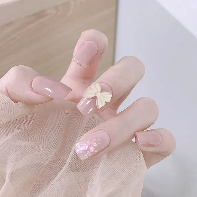 Selling 100pcs Random Mix Colors Resin Bow 3D Nail Charms Decorations Bowknot for Nails Art DIY Manicure Tips 241223