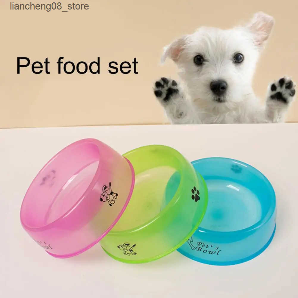 Dog Bowls Dishes Sturdy Food Grade Dog Water Bowl Pet Water Bowl Easy Cleaning Feed Food Puppy Food Container Feeder Bowl L240910