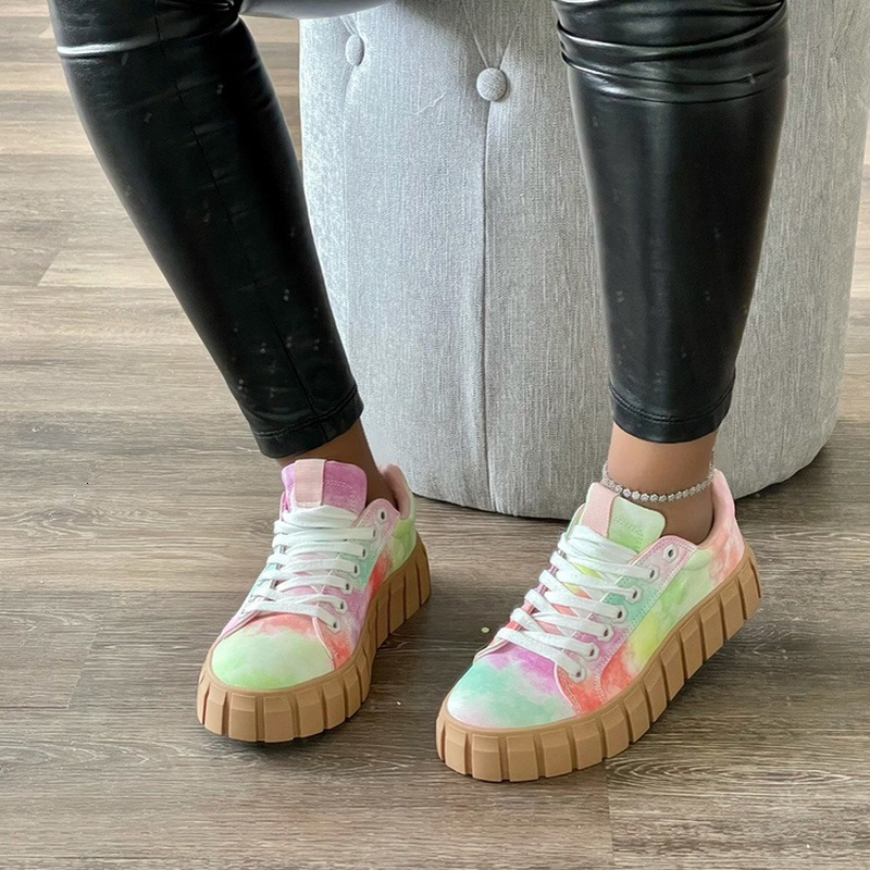 2025 New Women's Vulcanized Shoes, Casual, Fashionable, Comfortable, Breathable, White Flat Shoes, Designer Women's Thick soled Sports Shoes