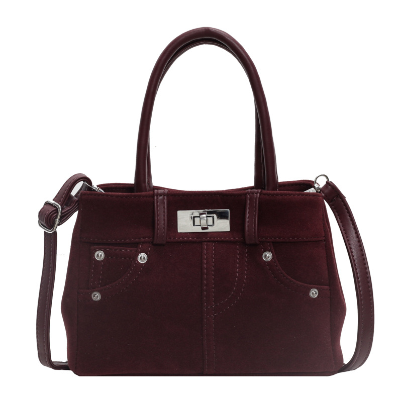 Canvas Tote With Strap: Women's Single Shoulder Handbag - Square Sanding Tote, Lightweight File Bag For Daily Use New Free Delivery Designer Bag