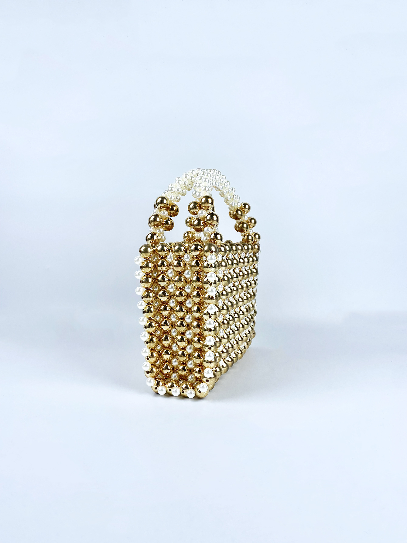 Acrylic Handheld Beaded Handmade Women's Bag, Fashionable Casual Dinner Bag