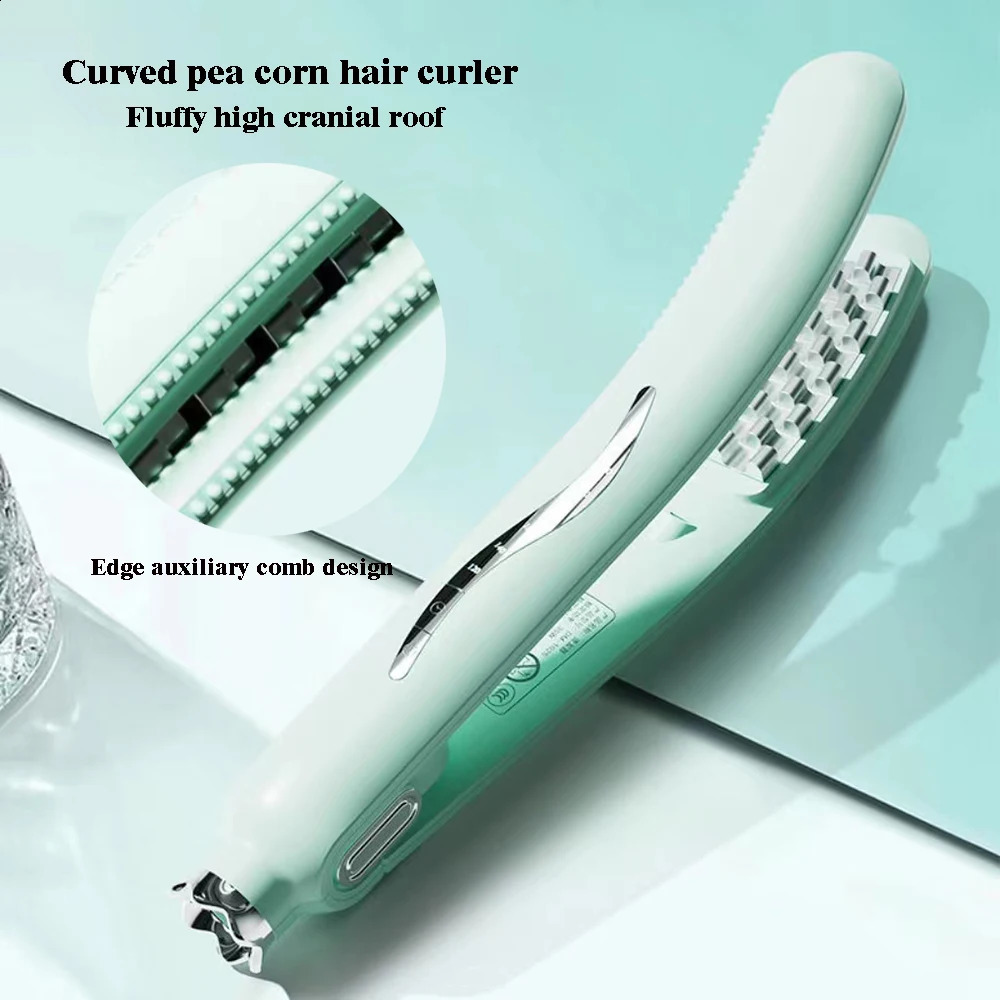 Hair Iron Ceramic 3D Grid Hair Crimper Professional Volumizing Curling Iron Corn Fluffy Splint Flat Iron Hair Styling Tools 241223
