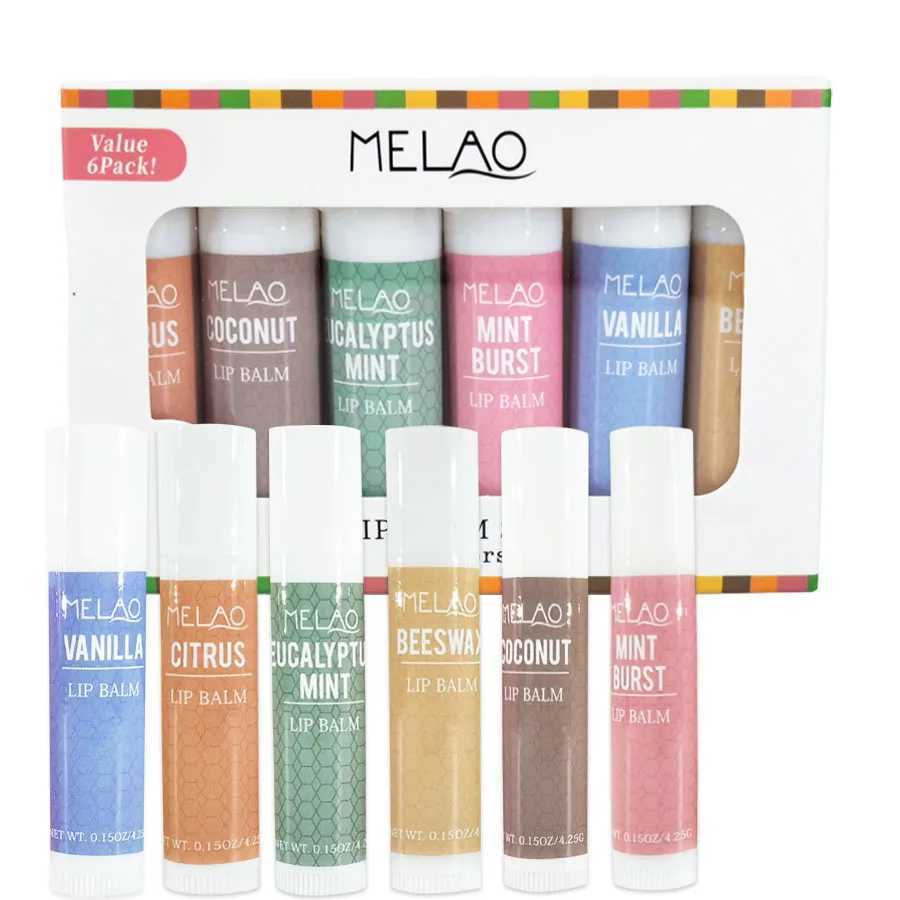 Melao lipstick set aloe extra virgin olive oil Beeswax Essential oil lipstick variety bag certified organicW241223