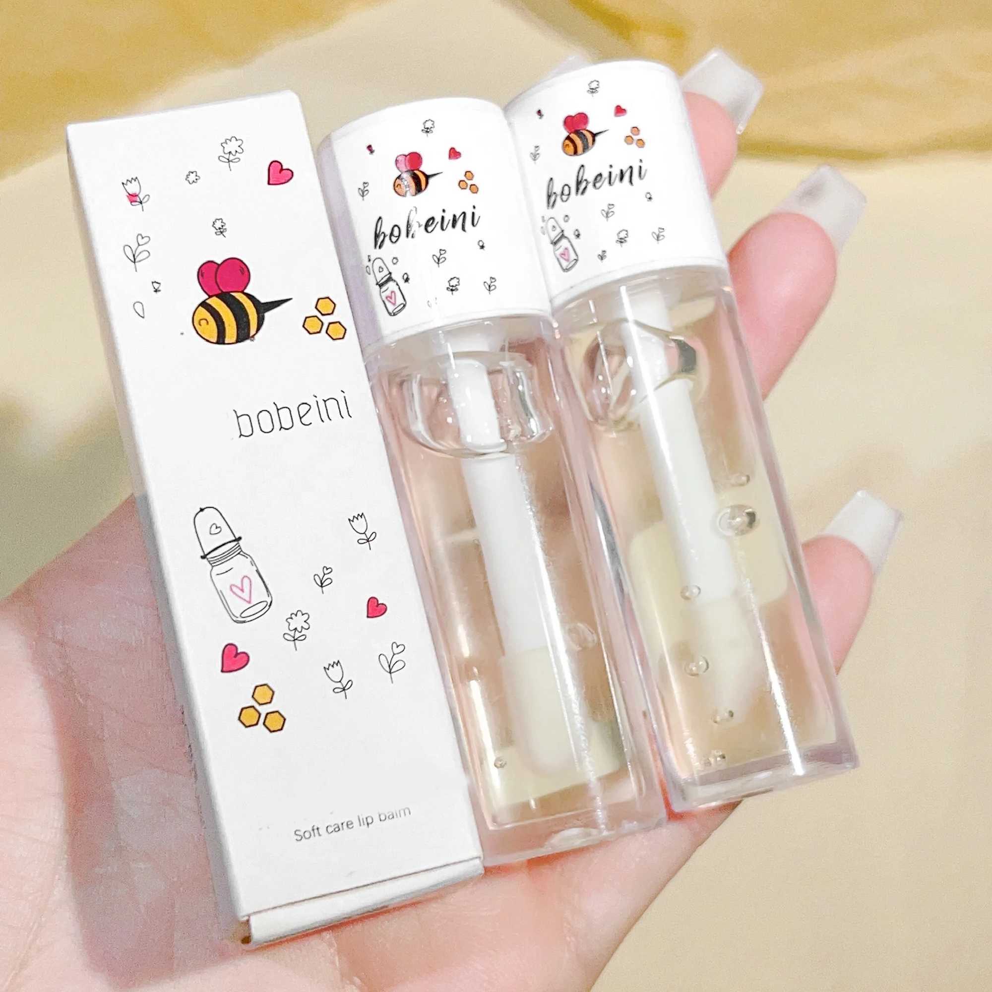 Moisturizing lipstick - lines neutral skin tone gloss effect pink and yellow tone moisturizing makeupW241223