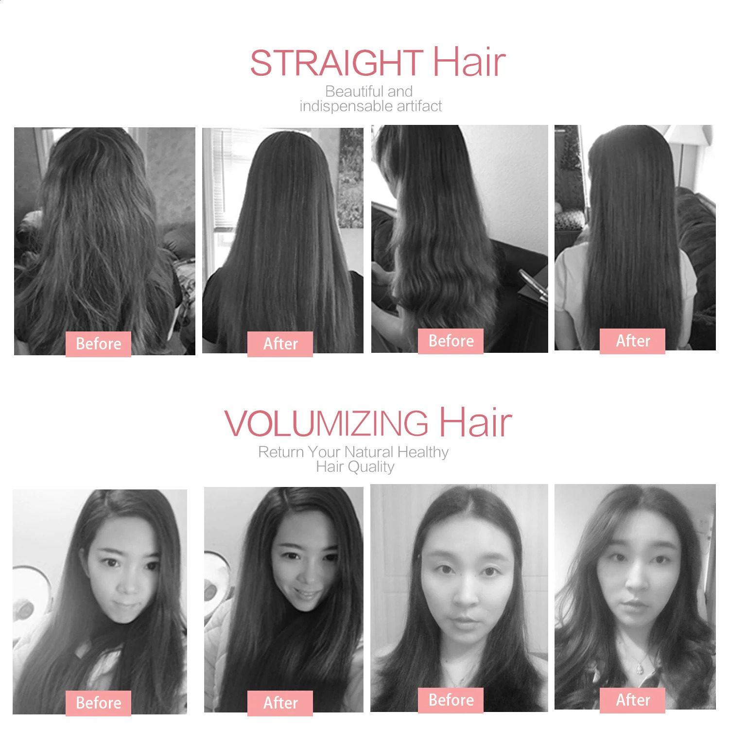Classic 1 12 Inch Volumizing Hair Iron Hair Straightener Brush Comb 2 in 1 Hair Straightener Comb Crimper Waves Corn Brushes 241223