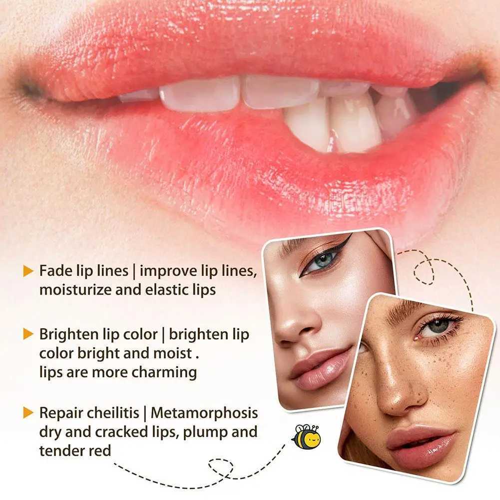 Honey lipstick moisturizing overnight lipstick moisturizing gloss lipstick reducing lip line lip skin care 5gW241223