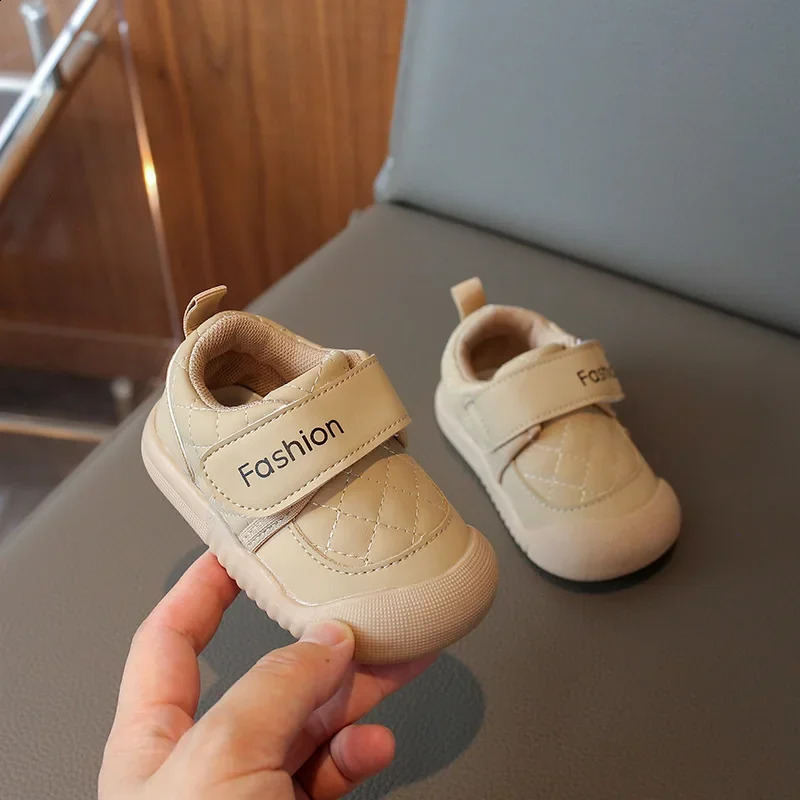 Baby Sneakers Autumn Infant Fall Shoes born First Walkers Unisex Baby Boy Girl Casual Walking Shoes Khaki Black Beige White 241223