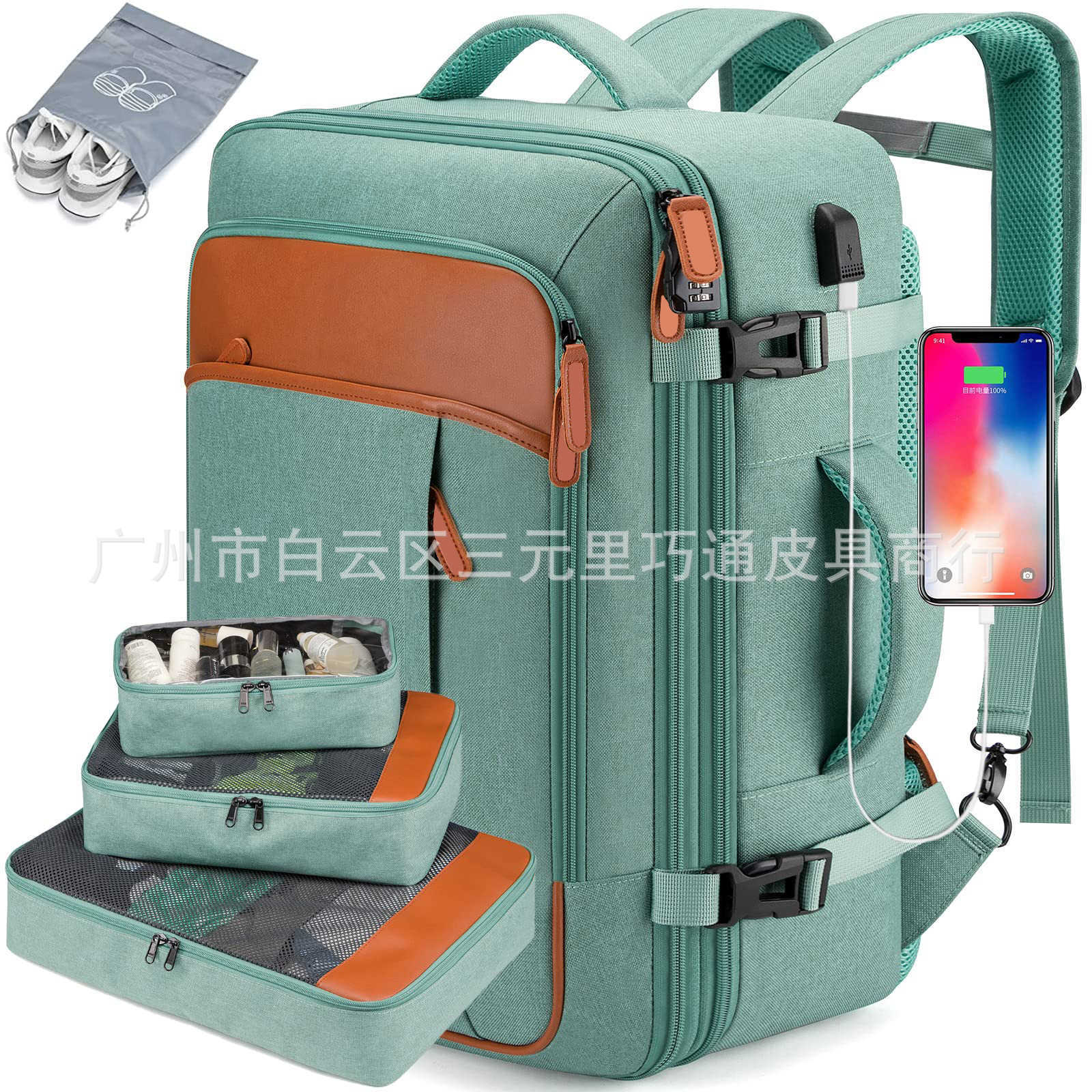 Mens Large Business Laptop Backpack Luxury Multi Functional Computer Bookbag Leisure Travel Handbag Bagpack 241223