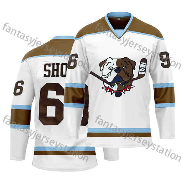 IN STOCK 69 White Shoresy Men's Ice Hockey Jersey Stitched Letters with Long Sleeves Adult Winter Classic Embroidered Design, Perfect for Trainin