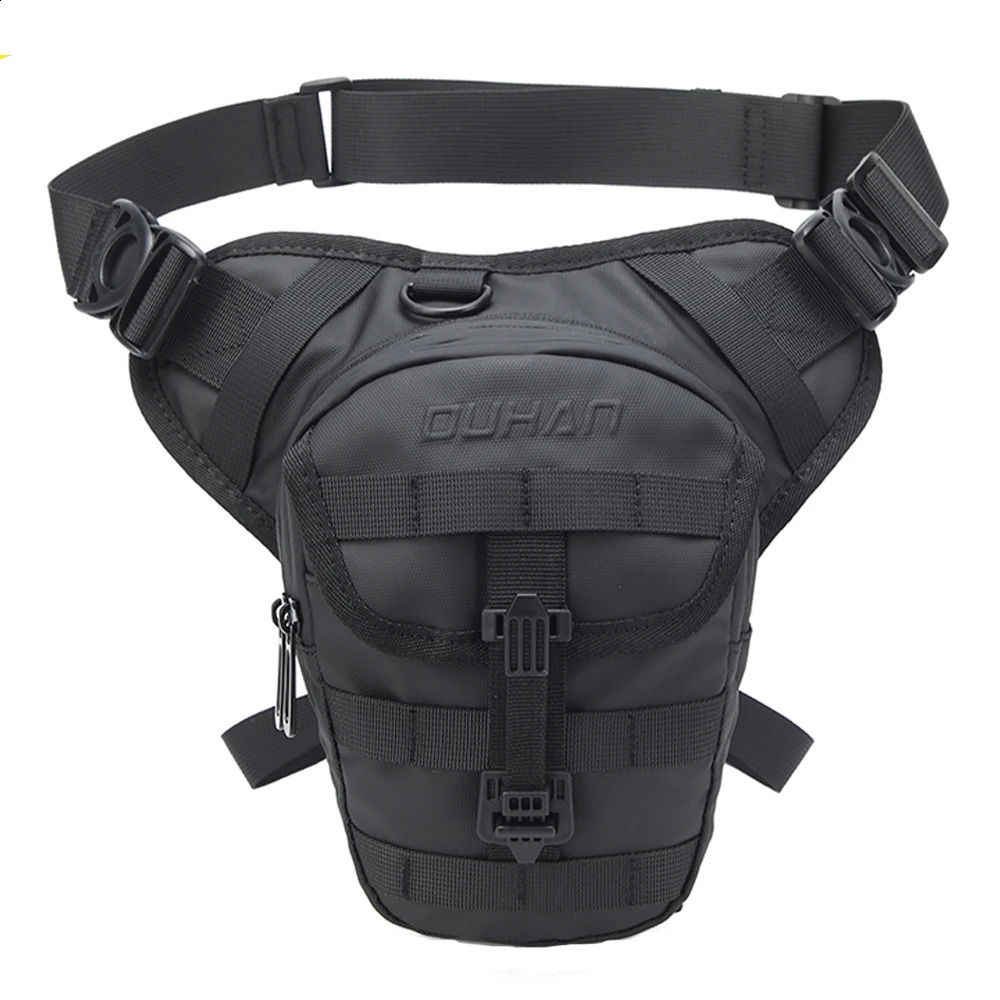 DUHAN Multi-Function Motorcycle Drop Leg Bag Hip Bum Motorcycle Bag Outdoor Waist Bag Motorbike Riding Chest Bag 241223