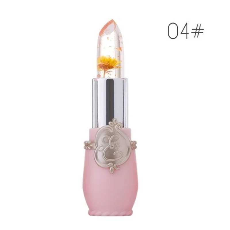 Moisturizer Lip Gloss Transparent Jelly Flower Lipstick Temperature Color Change Waterproof Makeup Lip Balm Cosmetic Makeup ToolXJ241223