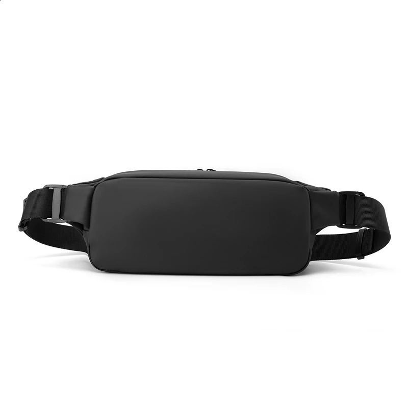 Quality Nylon Chest Pack Fashion Business Men Waist Bag 2024 Male Fanny Pack Phone Bag Leisure Travel Shoulder Crossbody Bag 241223