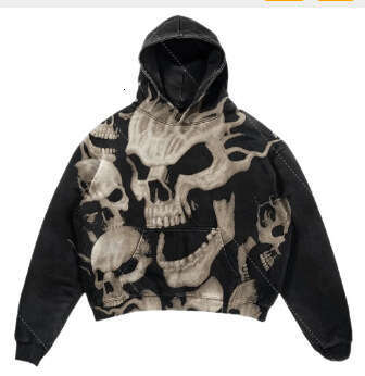 2023 New trendy men's 3D digital printed polyester fabric hoodie pullover jacket