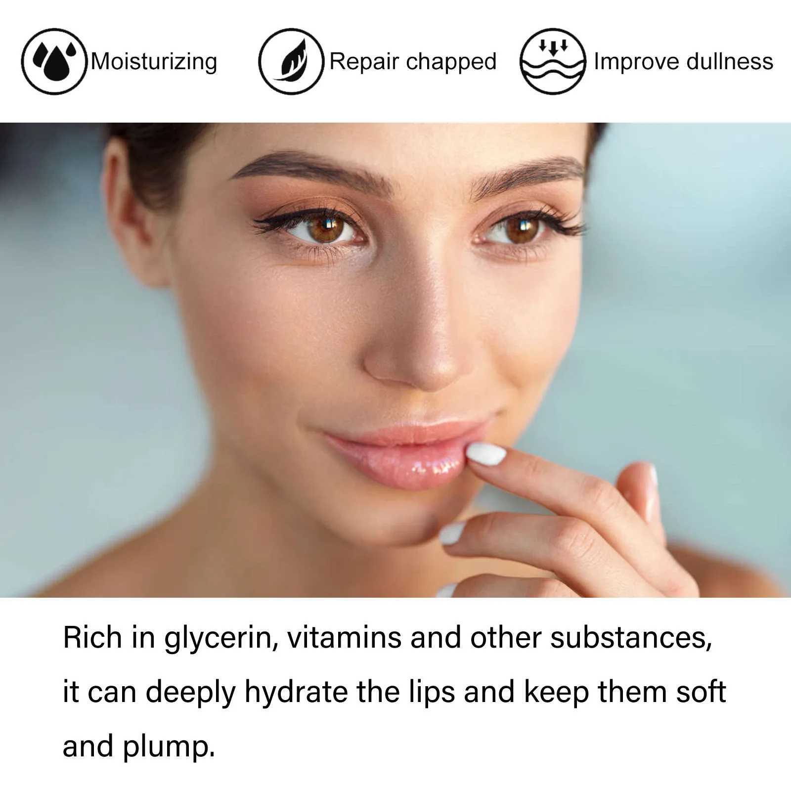 5 pieces of deep moisturizing lipstick smooth lasting lip line nourishing daily cosmetics lip careW241223