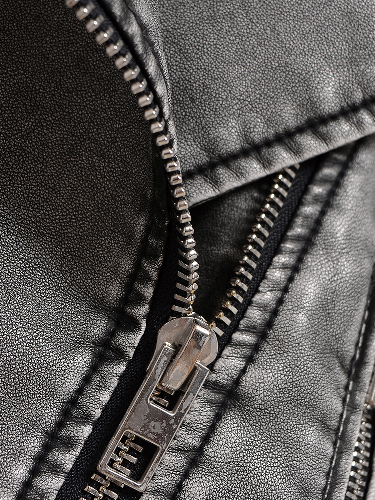 Aigo Women Vintage Loose Washed Faux Leather Short Jacket Streetwear Female Zipper Belt Moto Biker Retro Coat Outwear Tops