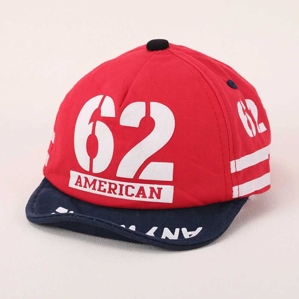 Caps Hats Peaked Cap for Kids Summer Baby Boy Hats 5-24 Month Embroidery 62 Number Baseball Cap Girls Cotton Sun Hat H241223