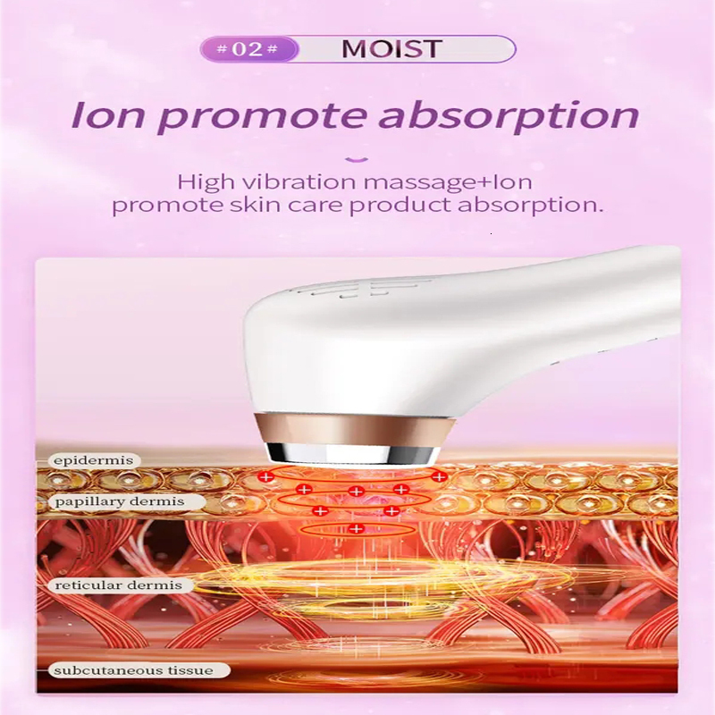 Cold Hot Wand Massager Anti-Aging Facial Massage Anti Eye Wrinkle Face Lifting Hine Skin Care Beauty Device