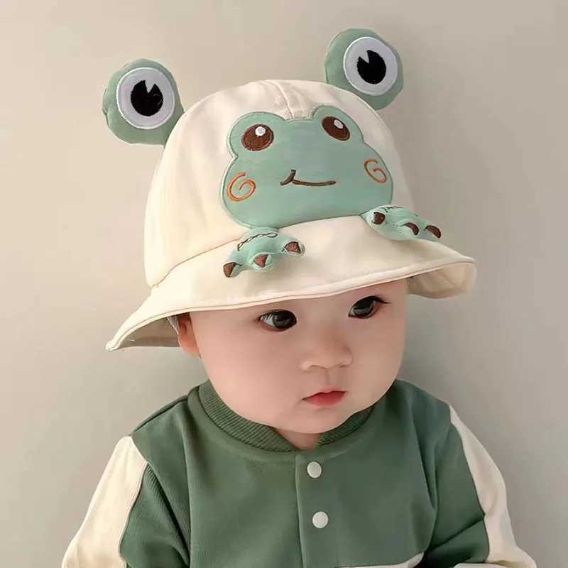 Caps Hats Baby Bucket Hat 2023 Childrens Spring Festival Outdoor Boys and Girls Sun Hat Summer Cute Flowers and Plants Children Fishermans Hat Cotton 