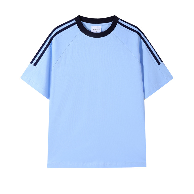 High Quality Designer T-Shirt Men's Short Sleeved Women's Top Shirt Sports Casual Breathable Cotton Fashion Gold Code Versatile Couple