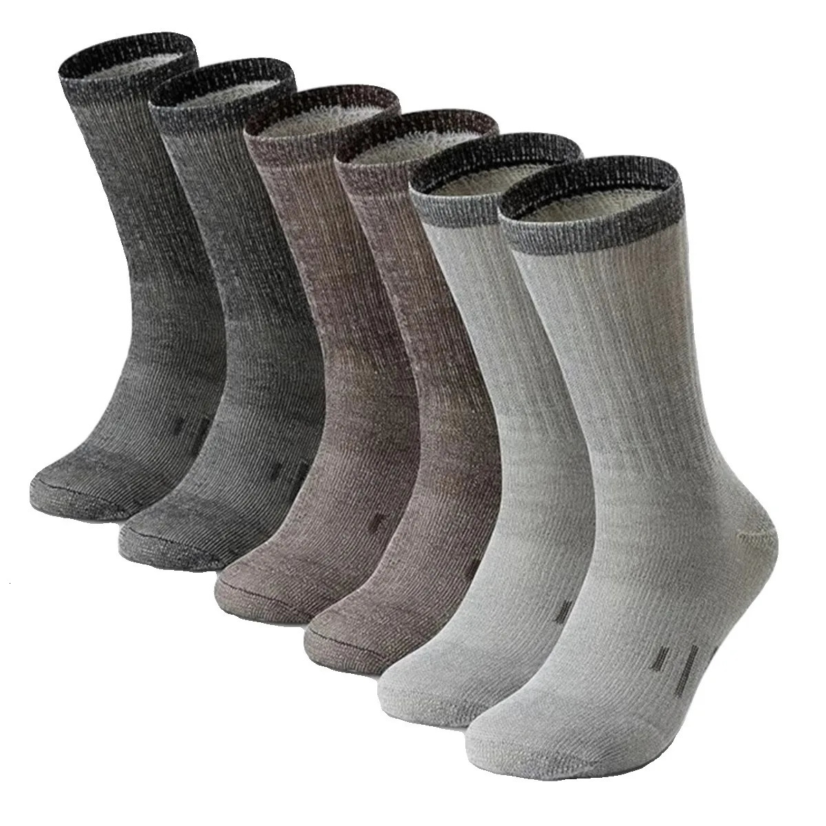 3 pairs of 80% Merino wool socks warm and thick hiking mats mens breathable sports socks moisturizing willow branches European size 241219