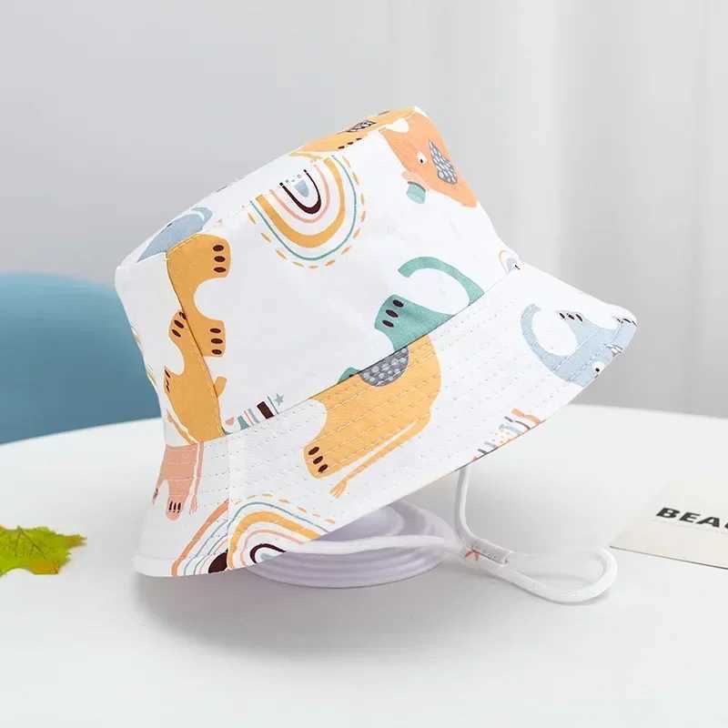 Caps Hats Summer Sun Hats for Girls Panama Boys Hat Cotton Baby Hat UV Children Bucket Hats Toddler Kids Panama Boys Hat Outdoor Beach Sun Hat H241223