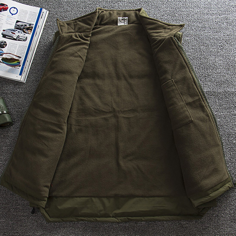 Autumn Men's Military Tactical Vest Outdoorstravel Fishing Climbing Sport Photography Multi-pocket Cotton Women's Warm Waistcoat