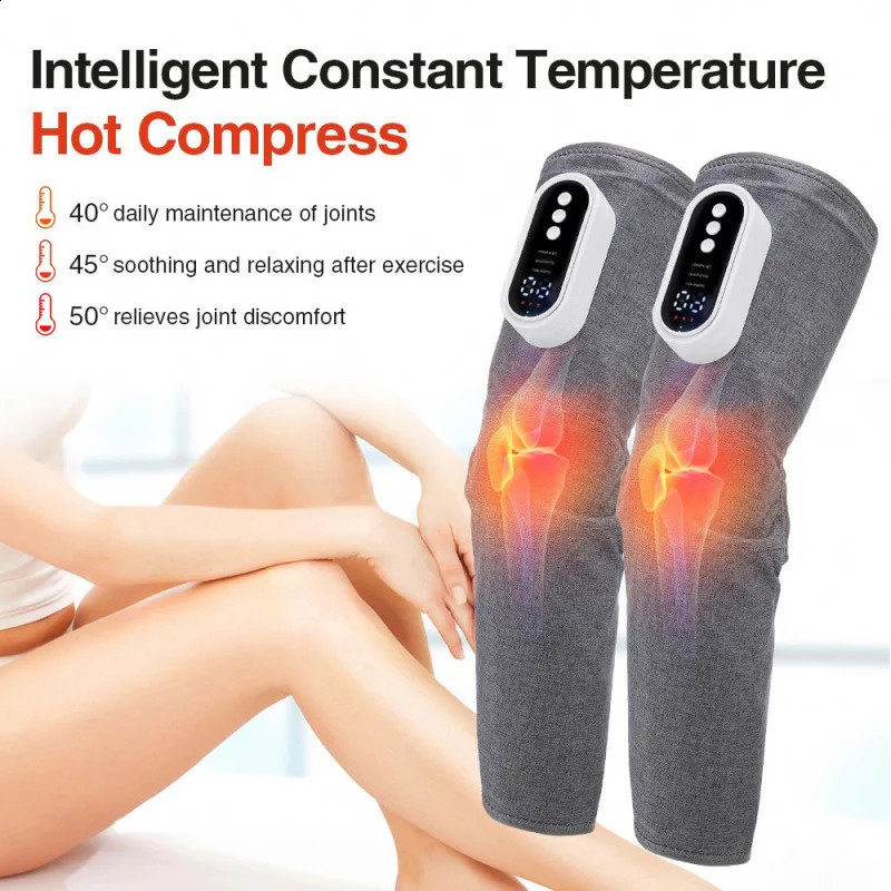 USB Rechargeable Air Compression Foot And Calf Electric Air Pressure Full Leg Massager Machine With Heat 241223