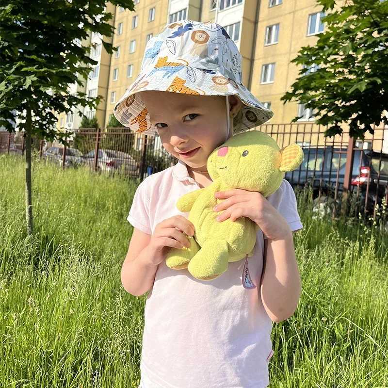 Caps Hats Summer baby sun hat fashionable beach sun hat for girls cartoon animal autumn boy fisherman hat outdoor UV bucket hat for children H241223