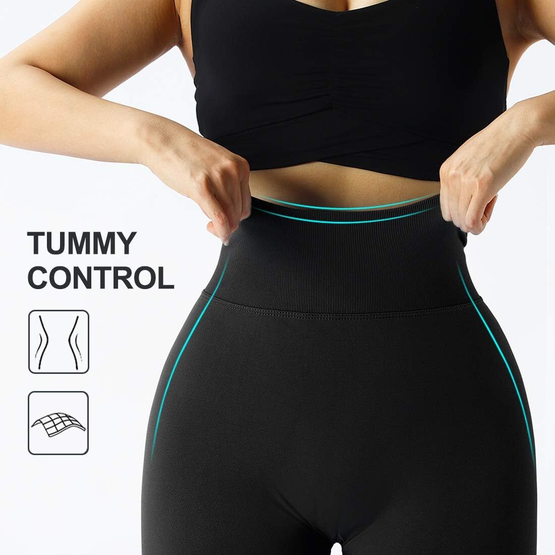 Seamless Knitted Designer GYM Women's Tight Peach Hip High Waist Nude Yoga Pants