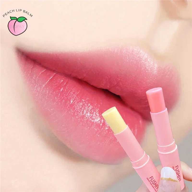 Colorless vitality color lipstick change lipstick peach girl moisturizing lasting lip gloss makeup care repair lipstickW241223