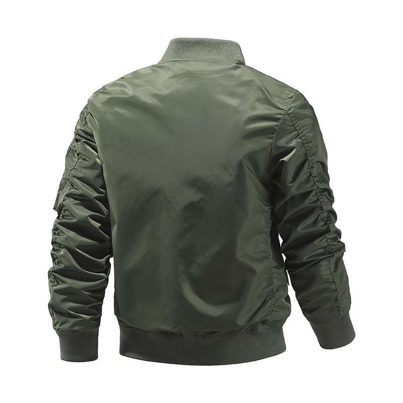 Live broadcast of flight jackets added cotton/thinSpring and Autumn season MA1 pilot baseball jackets, large size