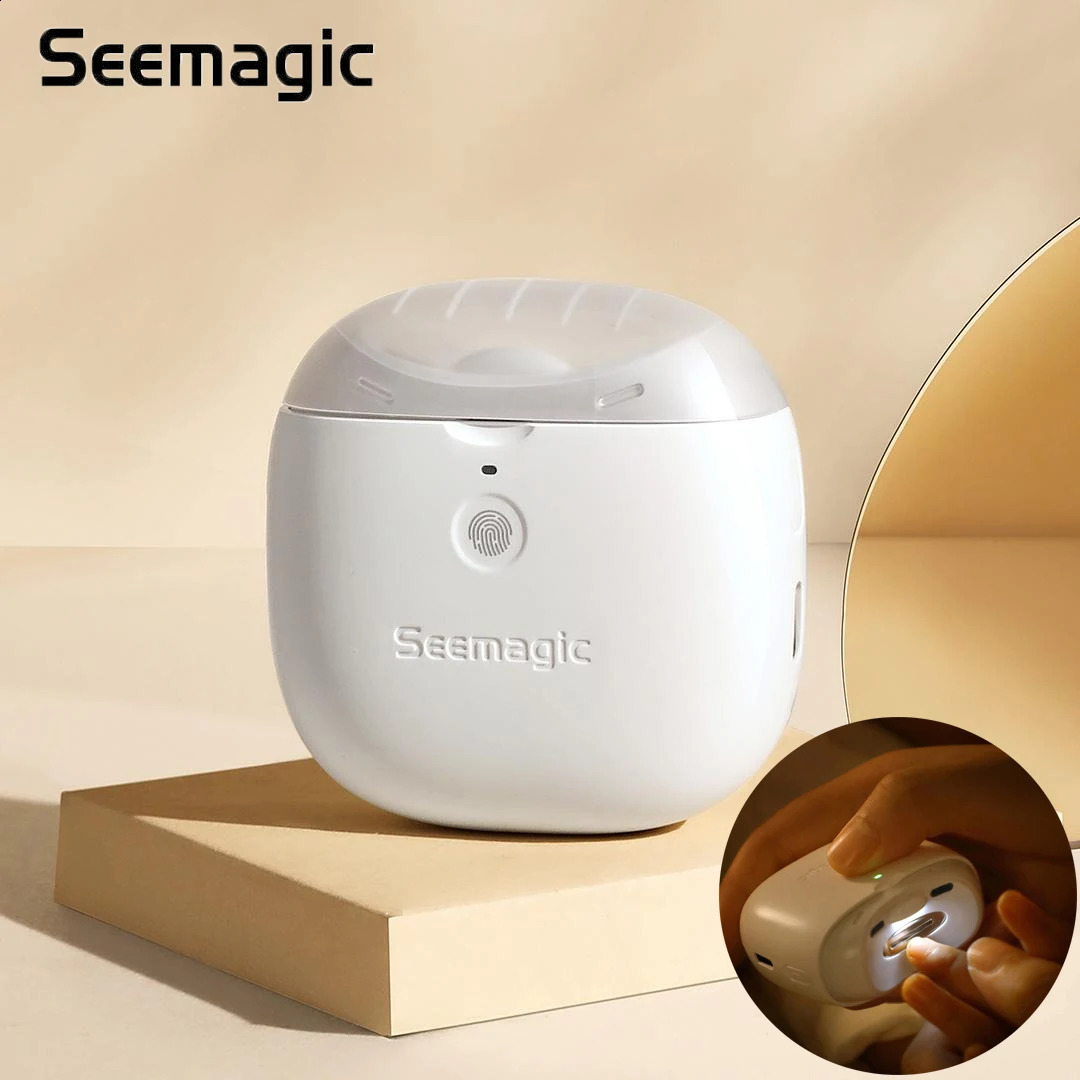 Youpin Seemagic Electric Automatic Nail Clipper pro Touch start infrared protection Upgrade cutter head with led light Trimmer 241223