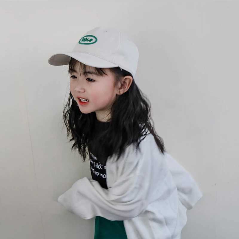 Caps Hats Summer Quick Dry Baseball Cap Korean Childrens Letter Peaked Hat 2-8 Year Old Boys and Girls Candy Colors Duck Tongue Hat Sports Sunshine Su