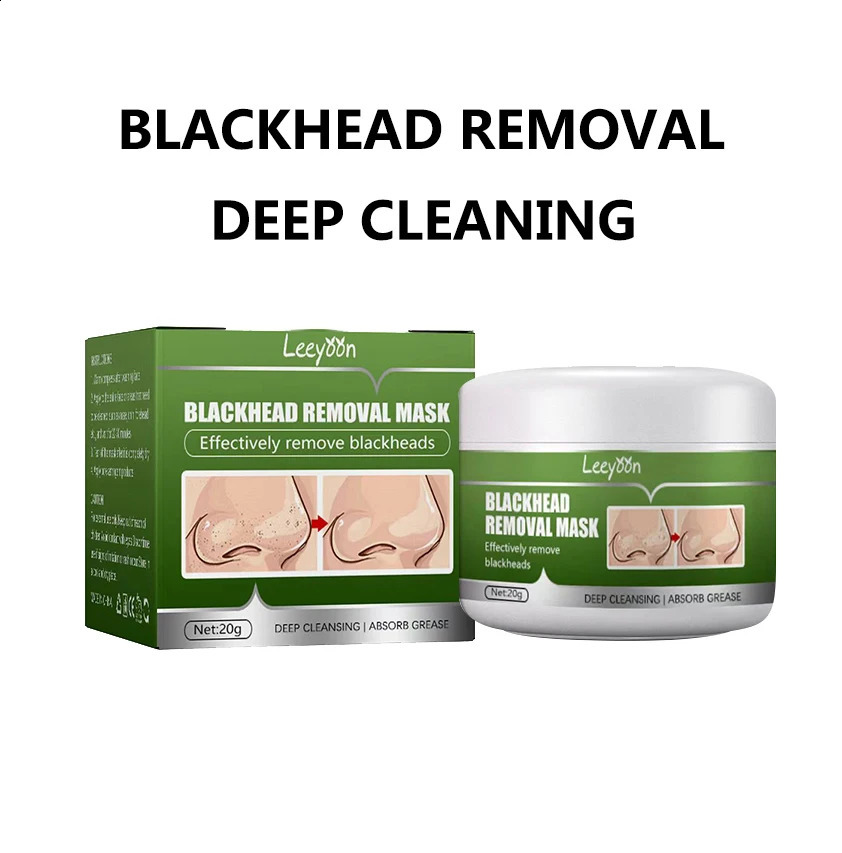 Black Head Removal Nose Cleansing Skin Shrink PoresAcne Care Facial Blackhead r Mask Black Peel off Mask 241223
