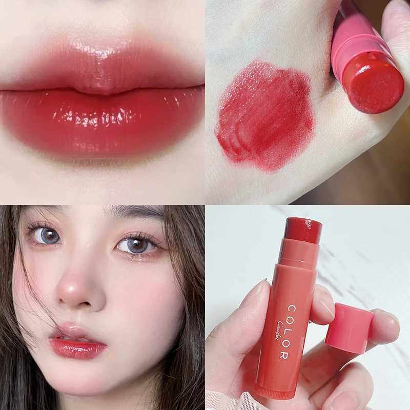 Jelly Colored lipstick Moisturizing Transparent Lip Base lipstick Anti drying Moisturizing Lip Care Lip Gloss Coloring CosmeticsW241223