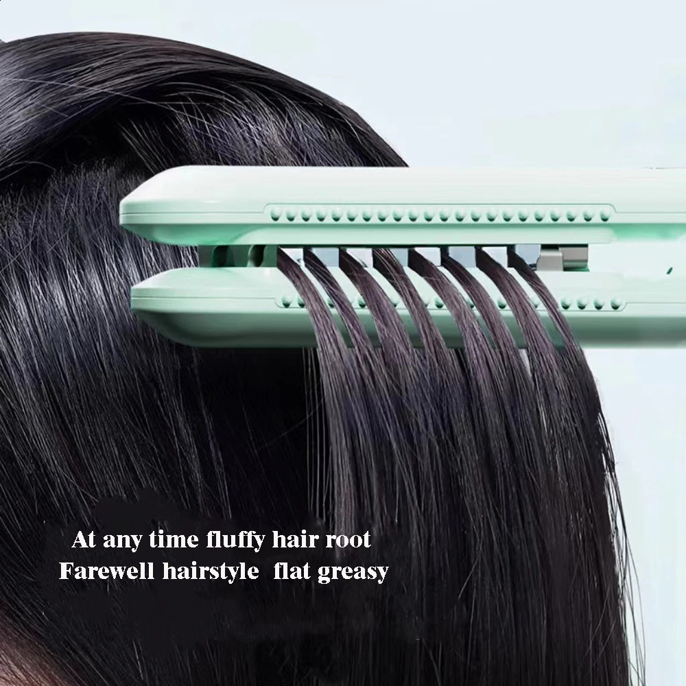 Hair Iron Ceramic 3D Grid Hair Crimper Professional Volumizing Curling Iron Corn Fluffy Splint Flat Iron Hair Styling Tools 241223