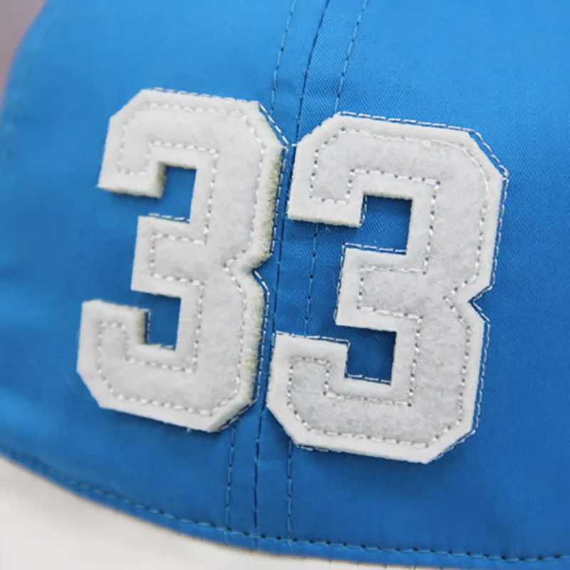 Caps Hats Number 33 Boys Baseball Hat Girls Soft Brim Snapback Hip Hop Hat Spring Summer Outdoor Preschool Childrens Sun Hat 8-36M H241223