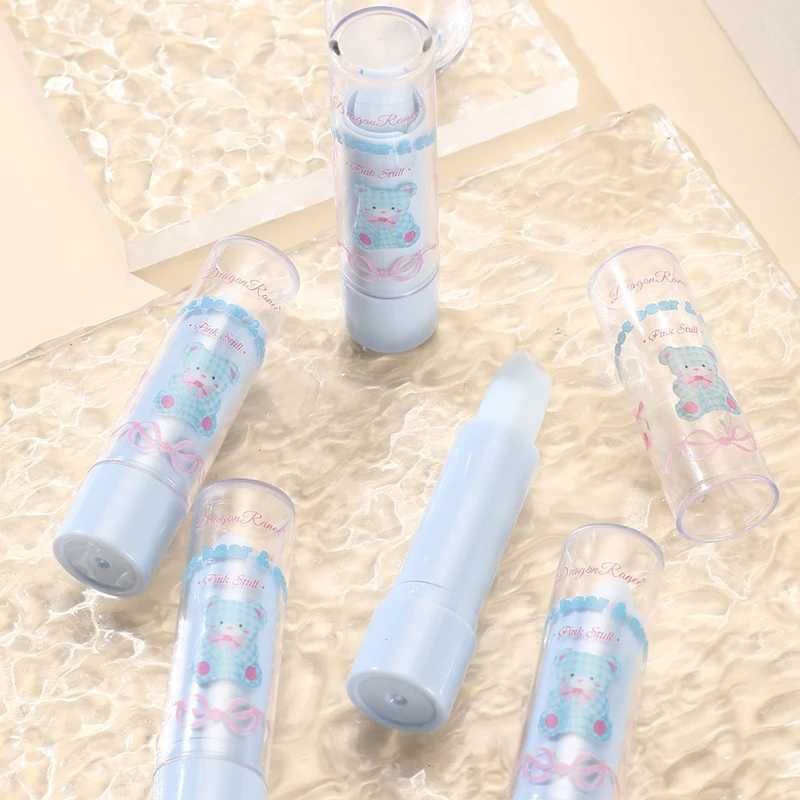 Cute cartoon blue color changing lipstick moisturizing cream jelly lipstick natural temperature color changing lipstickW241223