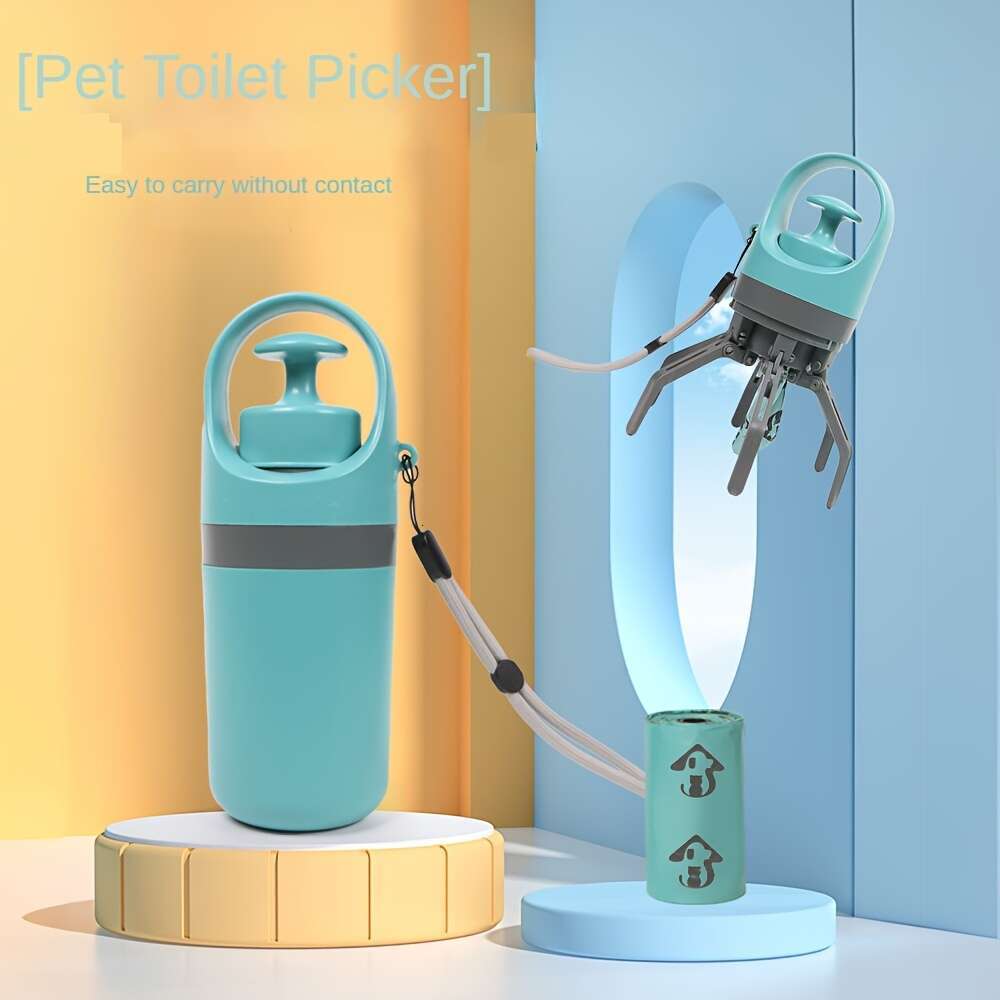 Lightweight Portable EVA Pet Picker Convenient Scoop and Dispense Tool for Dogs - Easy to Carry Sanitary Outdoor Poop Removal Solution