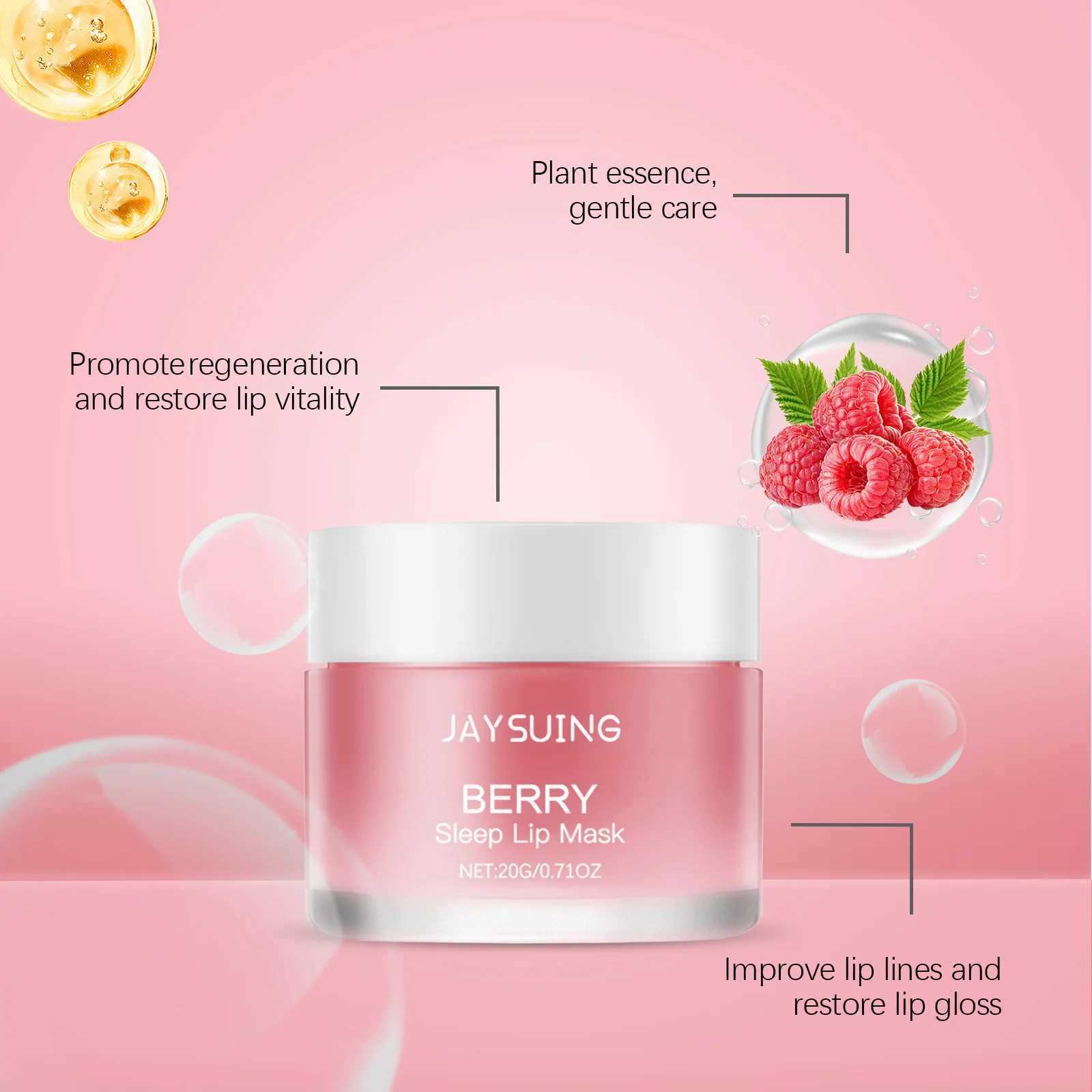 Lip sleep facial mask permanent mixed fade lip line night lip care reduce dryness soft and moisturizing Korean lip facial maskW241223