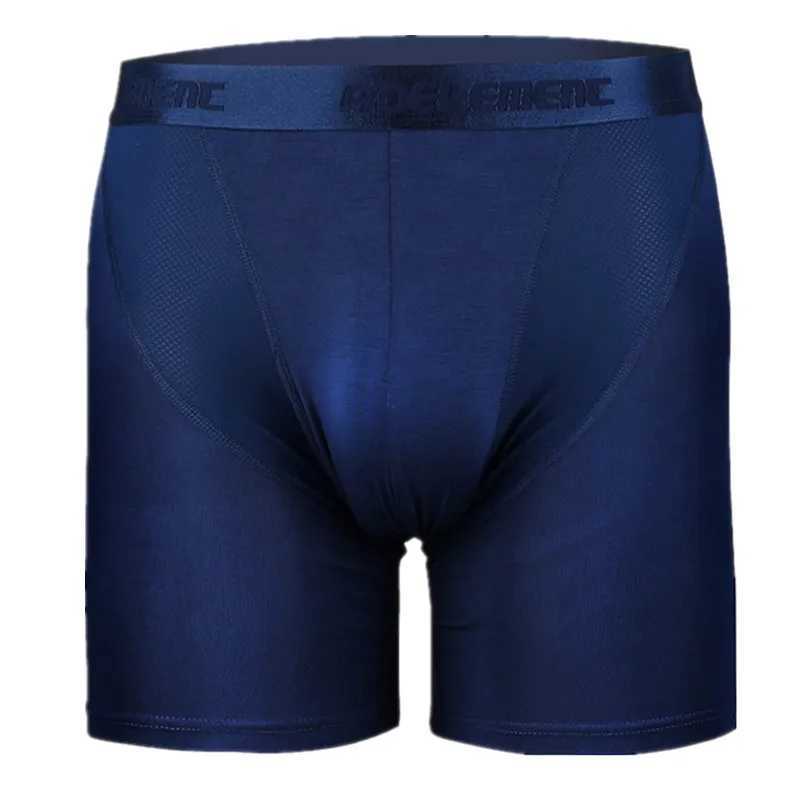 Mens underwear Modal Boxers shorts Mens underwear U-shaped conveyor pocket mid long leg underwear Mens Cueca calzoncillo large size W241223