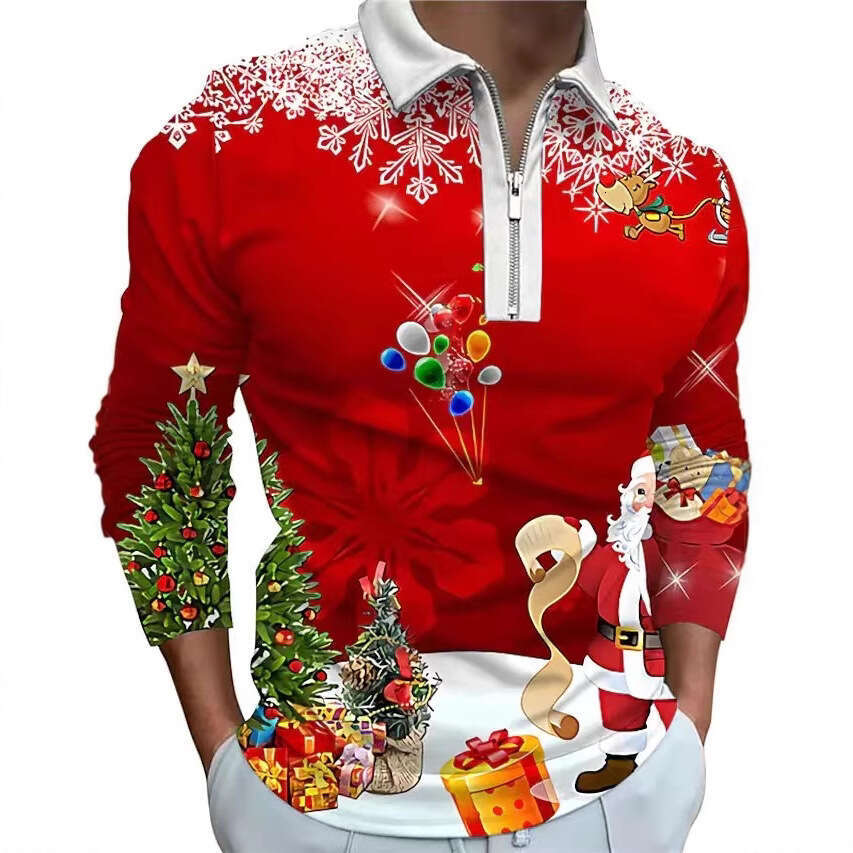 Men's Wear Loose Fitting Suit New Style Lapel Long Sleeved Polo Shirt For Autumn Men's Casual Wear