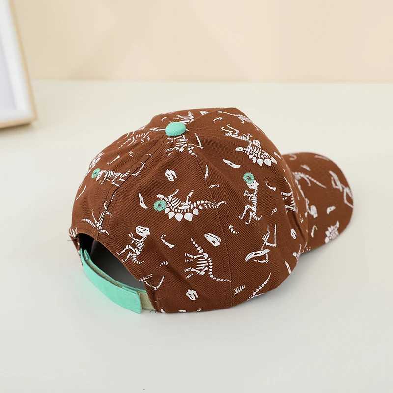 Caps Hats Childrens baseball cap girl boy spring summer baby sun hat animal printing toddler foot cap H241223