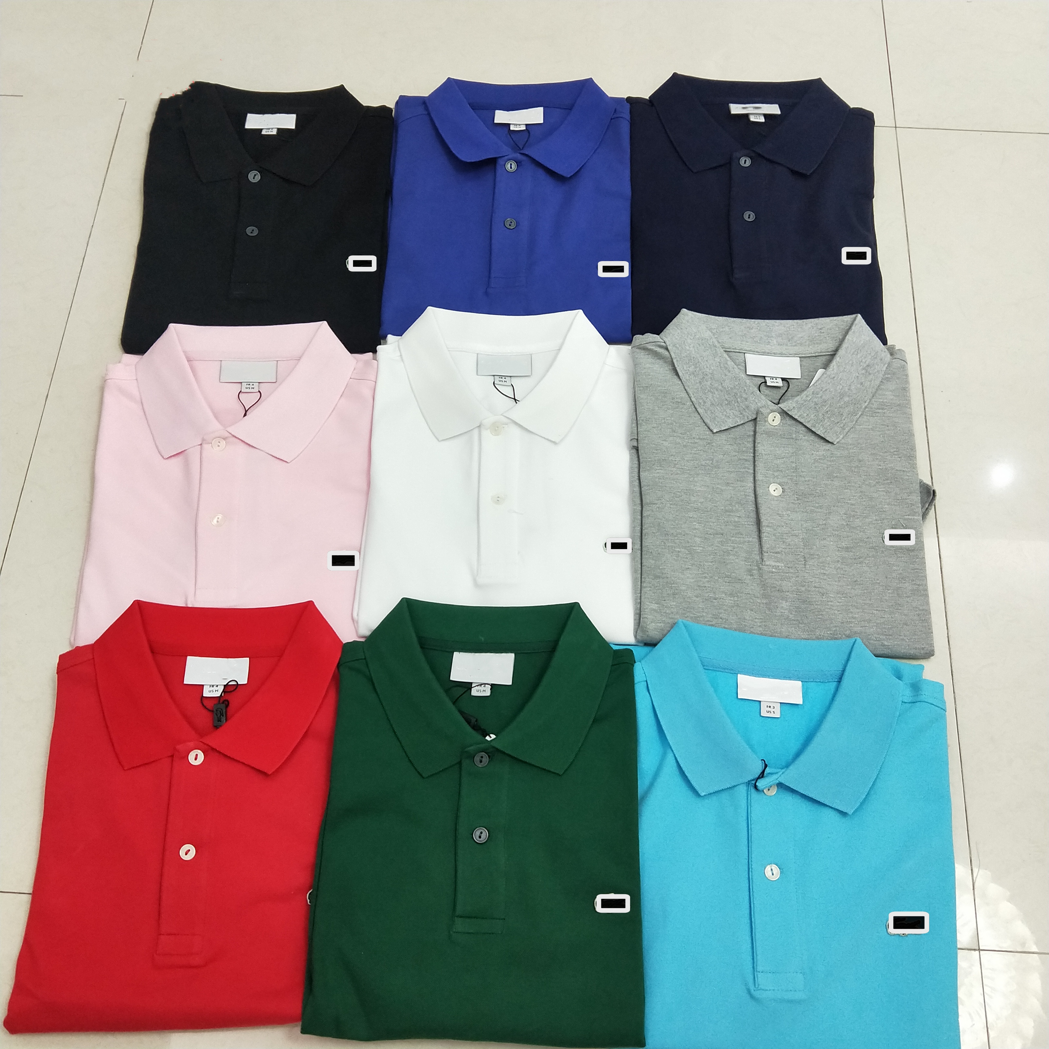 Men and women polos t shirt brand mens Tees Designer tops Paul tshirts Big horse America Embroidery womens letter T-shirts printing summer casual short sleeve