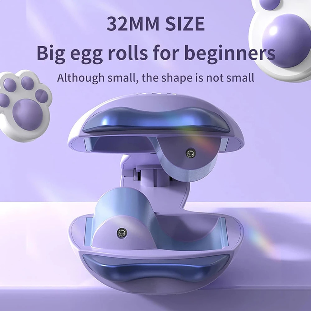 32MM Professional Hair Curler Ceramic Curling Iron Big Wave Deep Wavy Splint Egg Rolls Electric Fast Automatic Hair Roller iron 241223