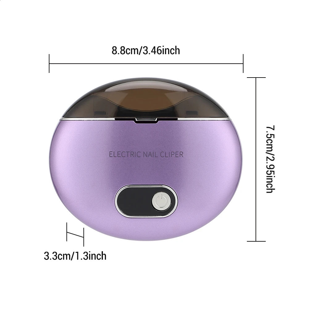 Electric Nail Clipper With Low Noise Intelligent Nail Grinder Nail Cutter For Children and Adult Portable Finger Toe Scissors 250103
