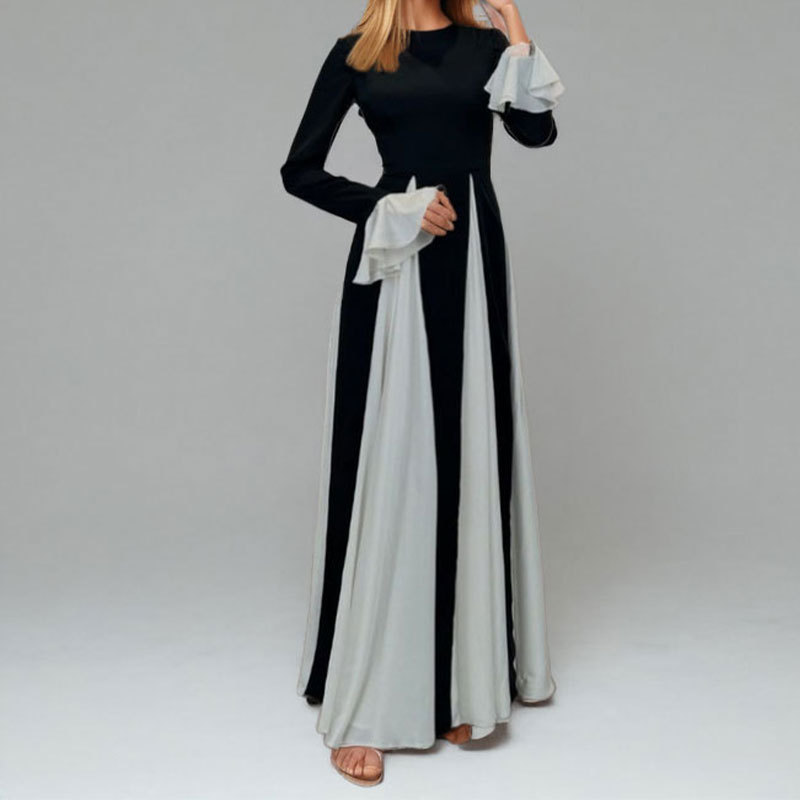 H1123 Winter dress new style personality fashion temperament elegant sexy backless slim evening dress