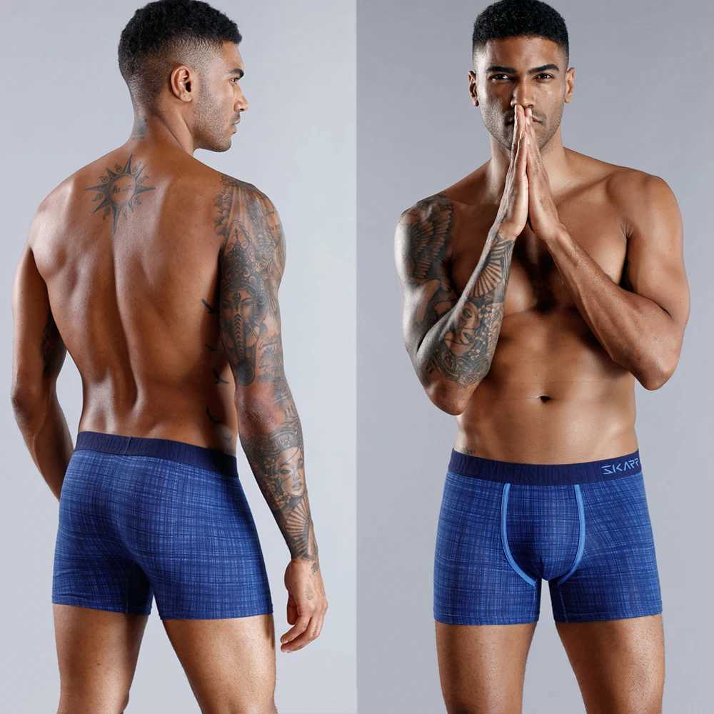 Camouflage Boxer Mens Underwear Mens Boxing Shorts Mens Underwear Sexy Cotton Underwear Luggage Plus W241223