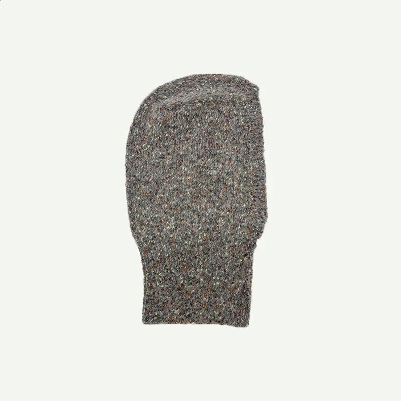 Women Knitted Hooded Caps Winter Wool Balaclava Hat Outdoor Warm Hats One-Piece Neck Collar Beanies Cap Gorras Para Mujer 241214